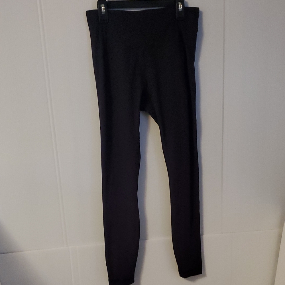 Spyder Active Ribbed High Waisted Black Leggings Women's Size S